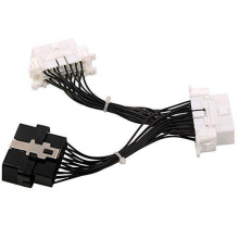 OBD2 16pin Male to Dual Female Extension Y Cable